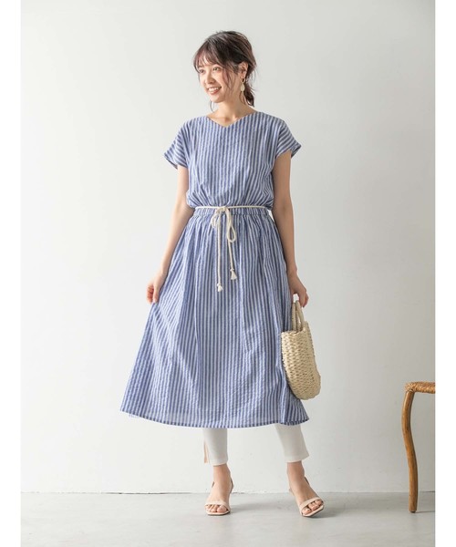 fifth(フィフス)の「テレコリブレギンス(その他パンツ・レディース・ブラック/アイボリー/モカ・MEDIUM)」の3枚目の写真