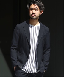 EDIFICE | FUNCTION MOBILE ポリエステル/リヨセル ジャケット(テーラードジャケット)