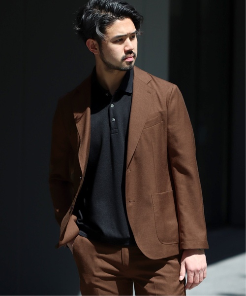 EDIFICE（エディフィス）の「FUNCTION MOBILE ポリエステル/リヨセル ジャケット（テーラードジャケット・メンズ・ベージュ/ネイビー/ブラウン/ブルー系その他・44/46/48/50）」の21枚目の写真