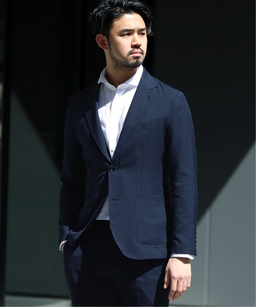 EDIFICE（エディフィス）の「FUNCTION MOBILE ポリエステル/リヨセル ジャケット（テーラードジャケット・メンズ・ベージュ/ネイビー/ブラウン/ブルー系その他・44/46/48/50）」の13枚目の写真