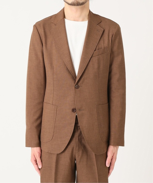 EDIFICE（エディフィス）の「FUNCTION MOBILE ポリエステル/リヨセル ジャケット（テーラードジャケット・メンズ・ベージュ/ネイビー/ブラウン/ブルー系その他・44/46/48/50）」の8枚目の写真