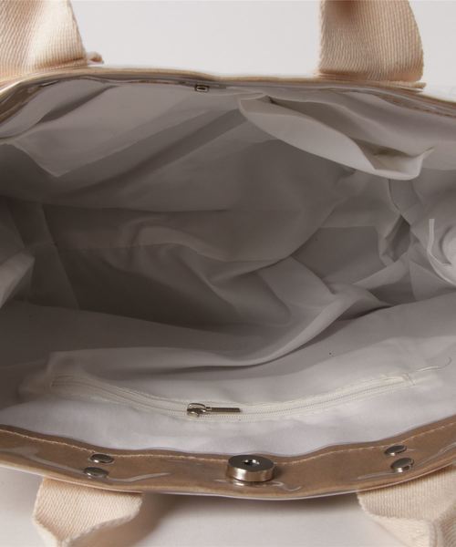 Port（ポート）の「【Port / ポート】PVC × ペーパー ハンドバッグ（ハンドバッグ・レディース・ホワイト/ブラック・FREE）」の6枚目の写真