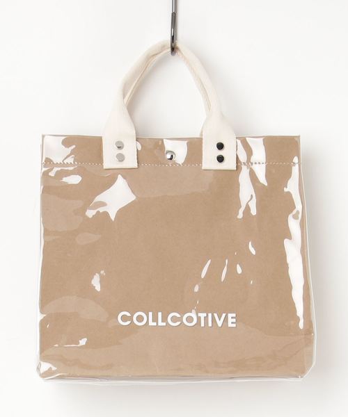 Port（ポート）の「【Port / ポート】PVC × ペーパー ハンドバッグ（ハンドバッグ・レディース・ホワイト/ブラック・FREE）」の5枚目の写真