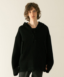 タスマニアウールワッフル ミリタリーアノラック