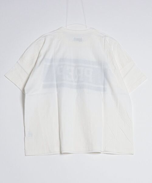 Saintete(サンテテ)の「Saintete/サンテテ プリントビッグTee PREP【日本製】(Tシャツ/カットソー・レディース・ホワイト/グレー/ブルー系その他・FREE)」の4枚目の写真