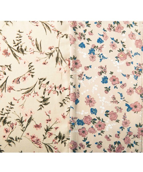GeeRA(ジーラ)の「花柄切替デザインワンピース(ワンピース・レディース・ベージュ・X-LARGE/MEDIUM/LARGE)」の4枚目の写真