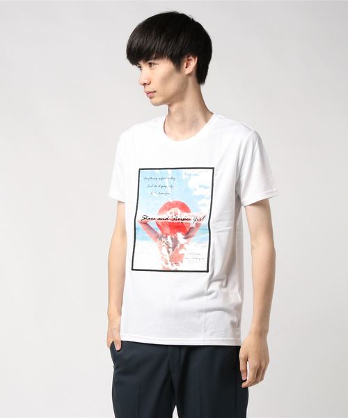 JACKROSE(ジャックローズ)の「JE-PVCシート・サマーガール・SSTEE(Tシャツ/カットソー・メンズ・ホワイト/ブラック・M/L)」の6枚目の写真