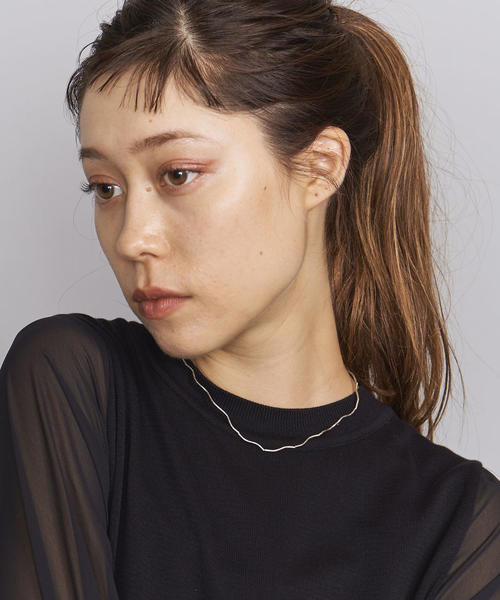 BEAUTY&YOUTH UNITED ARROWS(ビューティーアンドユースユナイテッドアローズ)の「BY メタル ウェーブショートネックレス(ネックレス・レディース・ゴールド/シルバー・FREE)」の5枚目の写真