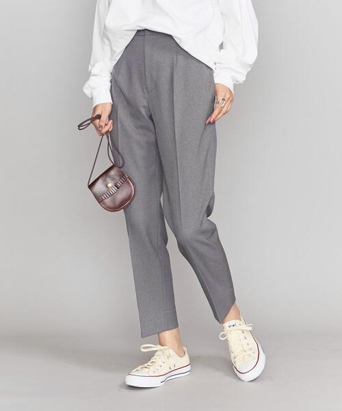 BEAUTY&YOUTH UNITED ARROWS（ビューティーアンドユースユナイテッドアローズ）の「BY ツイードライクスリムテーパードパンツо（その他パンツ・レディース・ネイビー/グレー/パープル/その他7・LARGE/MEDIUM/SMALL）」の7枚目の写真
