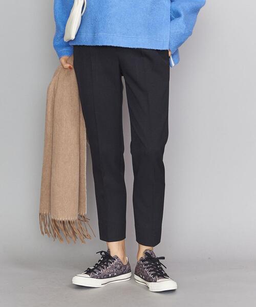 BEAUTY&YOUTH UNITED ARROWS（ビューティーアンドユースユナイテッドアローズ）の「BY ツイードライクスリムテーパードパンツо（その他パンツ・レディース・ネイビー/グレー/パープル/その他7・LARGE/MEDIUM/SMALL）」の9枚目の写真