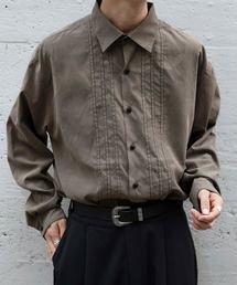 kutir | ピンタックステッチルーズシャツ(シャツ/ブラウス)