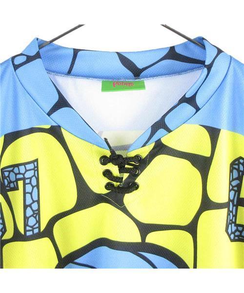 ブランド古着】総柄ホッケー長袖ジャージーTシャツ（Tシャツ 