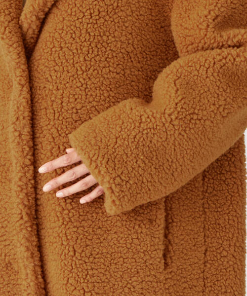 STAND（スタンド）の「STAND STUDIO（スタンド スタジオ）ドロップショルダー コート（その他アウター・レディース・ブラウン・36）」の16枚目の写真