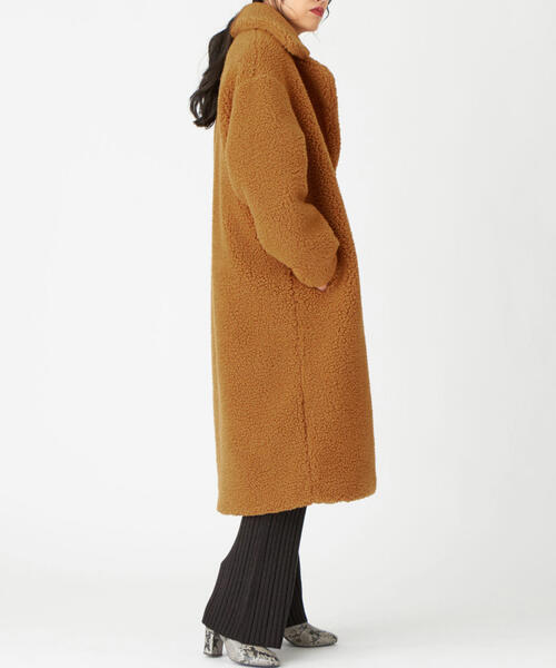 STAND（スタンド）の「STAND STUDIO（スタンド スタジオ）ドロップショルダー コート（その他アウター・レディース・ブラウン・36）」の11枚目の写真