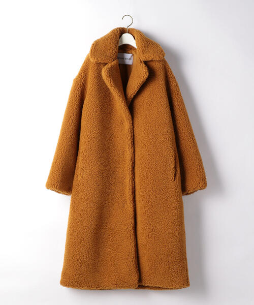 STAND STUDIO コート STAND STUDIO - Selene Leather Coat ラムレザーロングコート