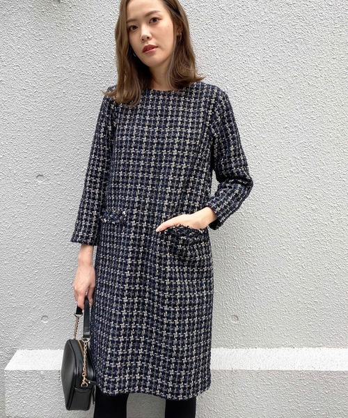 PICCIN（ピッチン）の「ツイードワンピース（ワンピース）」 - WEAR