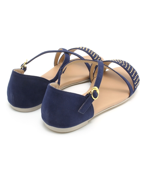 mystic（ミスティック）の「スタッズペタンコサンダル（サンダル・レディース・ネイビー/ベージュ/キャメル/ブラック・37/36/38）」の15枚目の写真