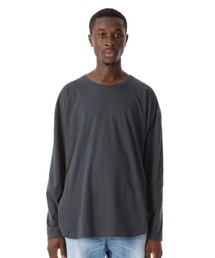 DAILY STANDARD by SANDINISTA（デイリースタンダードバイサンディニスタ）の「Cadet Easy Fit Round L-S Tee / イージフィット裾ラウンド長袖Tシャツ（Tシャツ/カットソー・メンズ）」