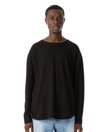 Cadet Easy Fit Round L-S Tee / イージフィット裾ラウンド長袖Tシャツ