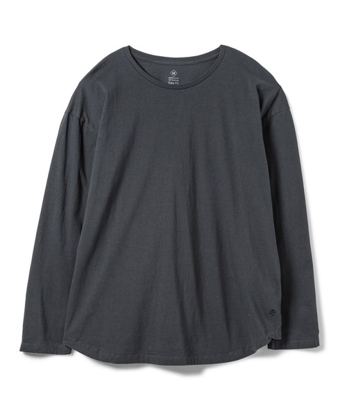 DAILY STANDARD by SANDINISTA（デイリースタンダードバイサンディニスタ）の「Cadet Easy Fit Round L-S Tee / イージフィット裾ラウンド長袖Tシャツ（Tシャツ/カットソー・メンズ・ホワイト/ブラック/ネイビー/ヘザーグレー/チャコールグレー・SMALL/MEDIUM/LARGE）」の20枚目の写真