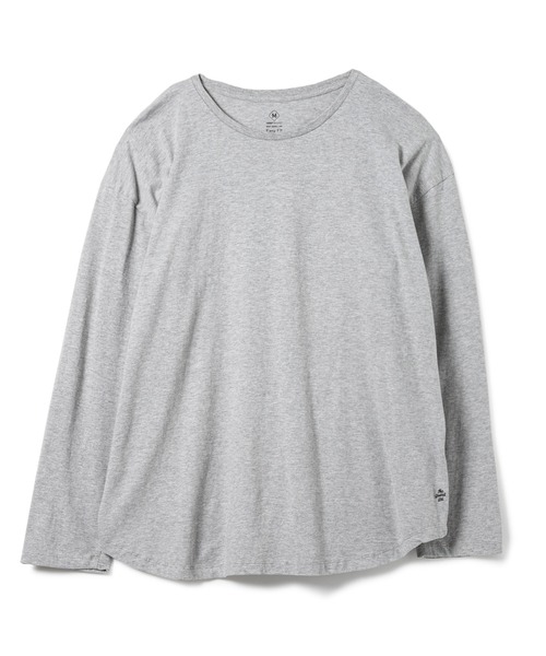 DAILY STANDARD by SANDINISTA（デイリースタンダードバイサンディニスタ）の「Cadet Easy Fit Round L-S Tee / イージフィット裾ラウンド長袖Tシャツ（Tシャツ/カットソー・メンズ・ホワイト/ブラック/ネイビー/ヘザーグレー/チャコールグレー・SMALL/MEDIUM/LARGE）」の21枚目の写真