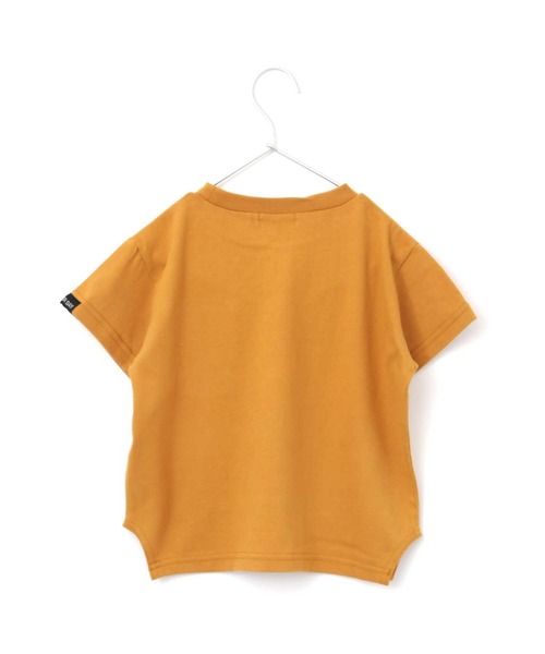 MAKE YOUR DAY（メイクユアデイ）の「【リンクコーデ】ポケットプリントビッグシルエットＴシャツ■80～140cm（Tシャツ/カットソー・キッズ・キャメル/ブラック/レッド・80/120/110/100/140/130/90）」の6枚目の写真