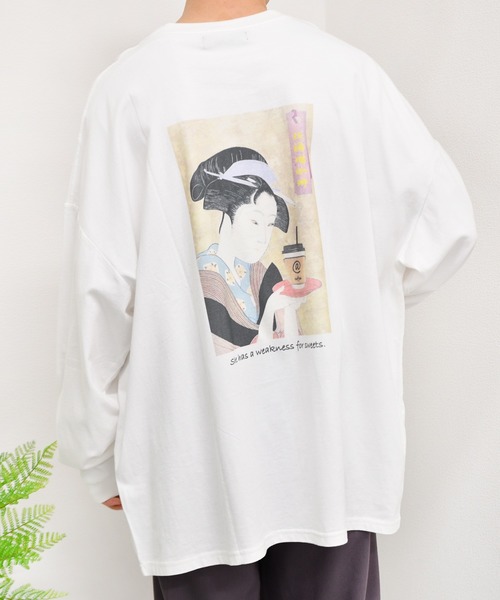 kutir(クティール)の「浮世絵 日本柄プリントロンT(Tシャツ