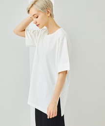 STUDIOUS | 【STUDIOUS】プレミアムシルクコットンハーフスリーブTシャツ(Tシャツ/カットソー)