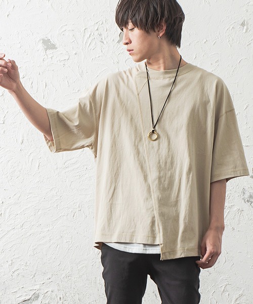 メンズ半袖アシメトリーステッチビッグシルエットtシャツ Tシャツ カットソー Minority マイノリティ のファッション通販 Zozotown メンズ半袖アシメトリーステッチビッグシルエットtシャツ Tシャツ カットソー Minority マイノリティ のファッション通販 Zozotown