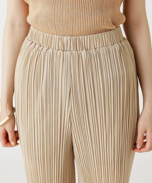 mystic（ミスティック）の「リブパンツ/タイダイ/リブ/プリーツパンツ/リゾート（その他パンツ・レディース・ベージュ/ピンク/イエロー/グリーン・FREE）」の7枚目の写真