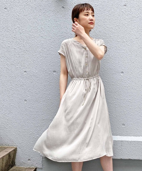 両vバーボタンワンピース ワンピース Piccin ピッチン のファッション ワンピース セール