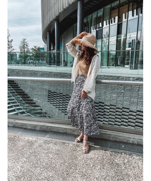 AZUL by moussy(アズールバイマウジー)の「WIDE BRIM FRINGE HAT/ワイドブリムフリンジハット(ハット・レディース・ブラウン/ブラック/ベージュ・FREE)」の19枚目の写真
