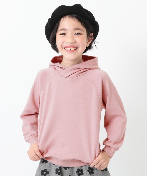 devirock(デビロック)の「裏シャギープルパーカー(パーカー・キッズ・ブラック/ピンク系その他/ライトブラウン/パープル系その他/グリーン系その他/ダークオリーブ/モカ・120cm/110cm/90cm/140cm/130cm/80cm/150cm/100cm/160cm)」の7枚目の写真