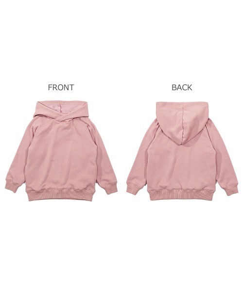 devirock(デビロック)の「裏シャギープルパーカー(パーカー・キッズ・ブラック/ピンク系その他/ライトブラウン/パープル系その他/グリーン系その他/ダークオリーブ/モカ・120cm/110cm/90cm/140cm/130cm/80cm/150cm/100cm/160cm)」の15枚目の写真