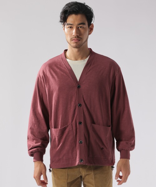 BAYFLOW（ベイフロー）の「ワンマイルカットカーディガン L/S（カーディガン/ボレロ・メンズ・ネイビー/ボルドー・MEDIUM/LARGE）」の5枚目の写真