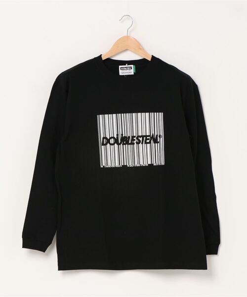 DOUBLE STEAL（ダブルスティール）の「Barcode BOX ヘビーウェイト長袖Tシャツ（Tシャツ/カットソー・メンズ・ブラック/ホワイト・LARGE/MEDIUM/X-LARGE/XX-LARGE）」の5枚目の写真