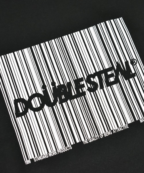 DOUBLE STEAL（ダブルスティール）の「Barcode BOX ヘビーウェイト長袖Tシャツ（Tシャツ/カットソー・メンズ・ブラック/ホワイト・LARGE/MEDIUM/X-LARGE/XX-LARGE）」の7枚目の写真