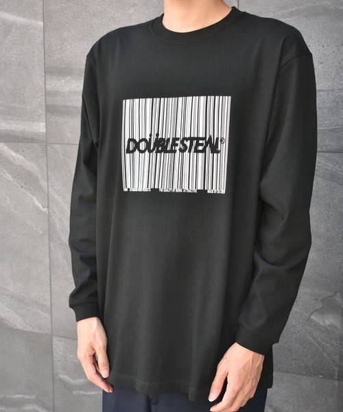DOUBLE STEAL（ダブルスティール）の「Barcode BOX ヘビーウェイト長袖Tシャツ（Tシャツ/カットソー・メンズ・ブラック/ホワイト・LARGE/MEDIUM/X-LARGE/XX-LARGE）」の8枚目の写真