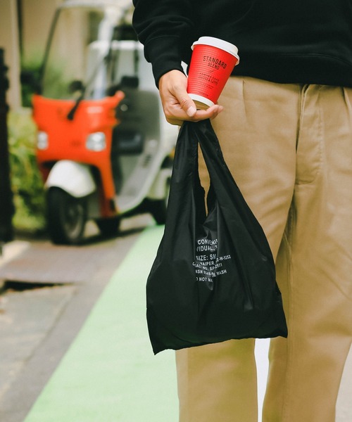 WAIPER.inc(ワイパーインク)の「WAIPER別注 CONVENI BAG INBENTO インベント SMALL エコバッグ(エコバッグ/サブバッグ・メンズ・ブラック/オリーブ/グレー・ONE SIZE)」の20枚目の写真