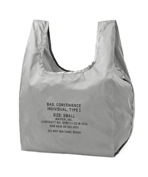 WAIPER.inc(ワイパーインク)の「WAIPER別注 CONVENI BAG INBENTO インベント SMALL エコバッグ(エコバッグ/サブバッグ・メンズ・ブラック/オリーブ/グレー・ONE SIZE)」の15枚目の写真