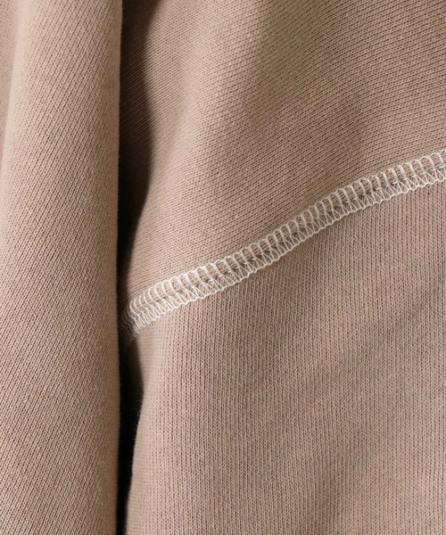notch.（ノッチ）の「配色ステッチショートプルオーバー（Tシャツ/カットソー・レディース・チャコールグレー/ベージュ・M）」の20枚目の写真