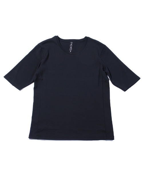 wjk(ダヴルジェイケイ)の「mt6845-half sleeve FLICE cut&sewn カットソー(Tシャツ/カットソー・メンズ・ブラック/ホワイト・XL/S/L/M)」の8枚目の写真