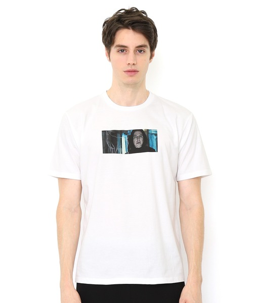 DUSTCELL コラボデザインTシャツ WHITE_サイン入り Design Tshirts Store graniph（デザイン ティーシャツ ストア