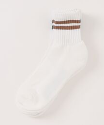 SETUP7（セットアップセブン）の「【FRUIT OF THE LOOM】3パッククオーターソックス くるぶし丈ショートソックス  定番ラインソックス ■（ソックス/靴下）」