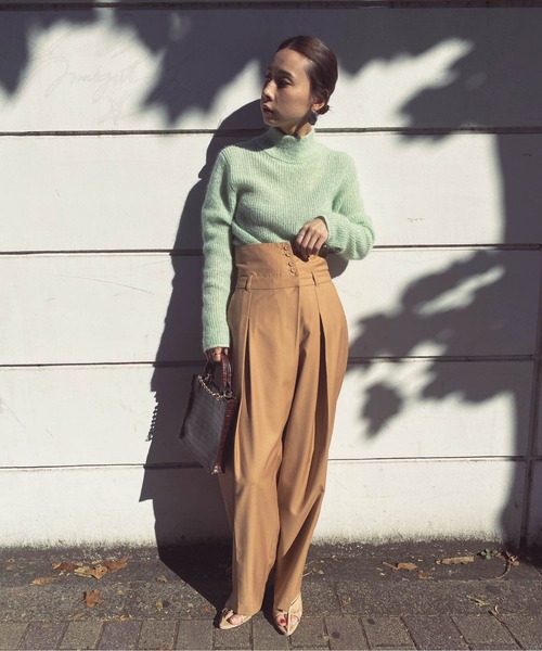Ameri（アメリ）の「UNDRESSED GLITTER TURTLE KNIT（ニット