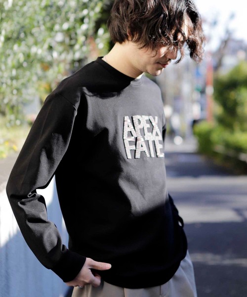 UNION STATION（ユニオンステーション）の「ストレッチスムース歯ブラシ刺しゅうＴシャツ（Tシャツ/カットソー・メンズ・ブラック/ブルー/ホワイト・M/L/S）」の9枚目の写真