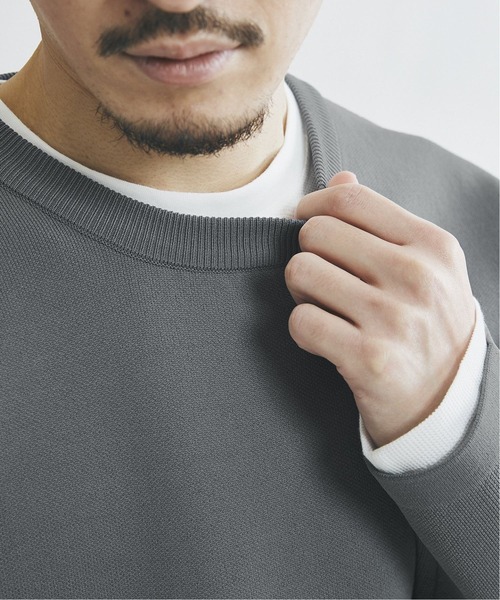 JOURNAL STANDARD（ジャーナルスタンダード）の「【ニット+ロンT2枚SET】レイヤード ストレッチ オーバーサイズ クルーネックニット（ニット/セーター・メンズ・ブラック/ブラウン/ベージュ/グリーン/ネイビー・SMALL/LARGE/MEDIUM）」の17枚目の写真