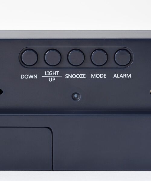 BRUNO（ブルーノ）の「LEDミラークロック（置時計・レディース・ネイビー/アイボリー・ﾌﾘ-）」の11枚目の写真