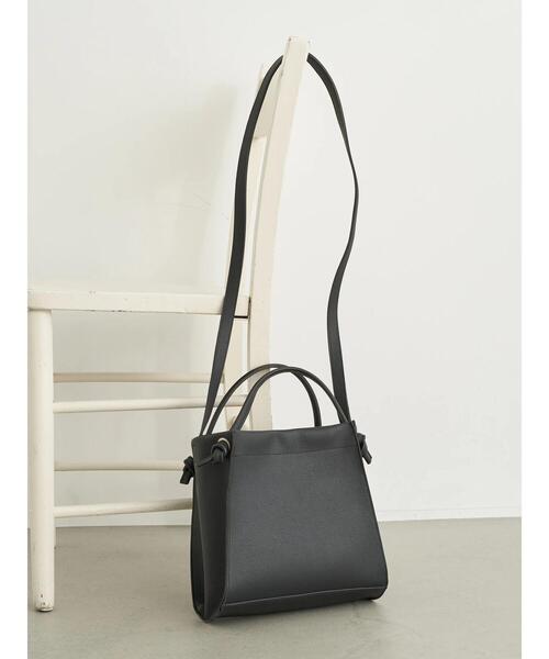 earth music&ecology（アースミュージックアンドエコロジー）の「丸手スクエア2wayショルダーバッグ ＊（ショルダーバッグ・レディース・ブラック/ベージュ/サックスブルー・FREE）」の11枚目の写真