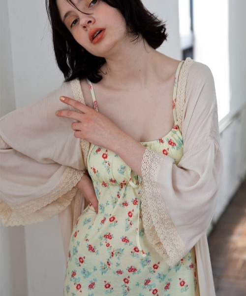 mangata（モンガータ）の「Lux cup in onepiece（ワンピース・レディース・ホワイト/イエロー・FREE）」の10枚目の写真